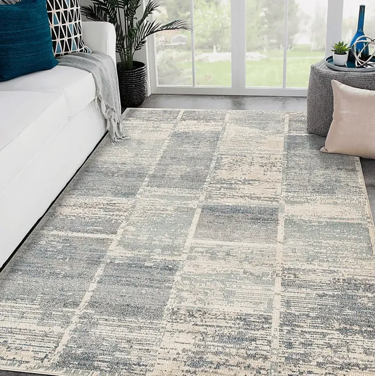 Mooton Blue 5'3 x 7'6 Rug