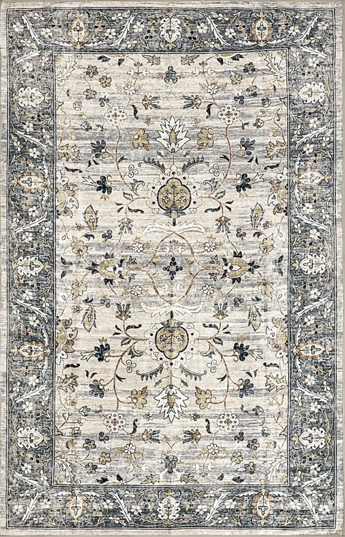 Gizane Gray 4' x 6' Rug