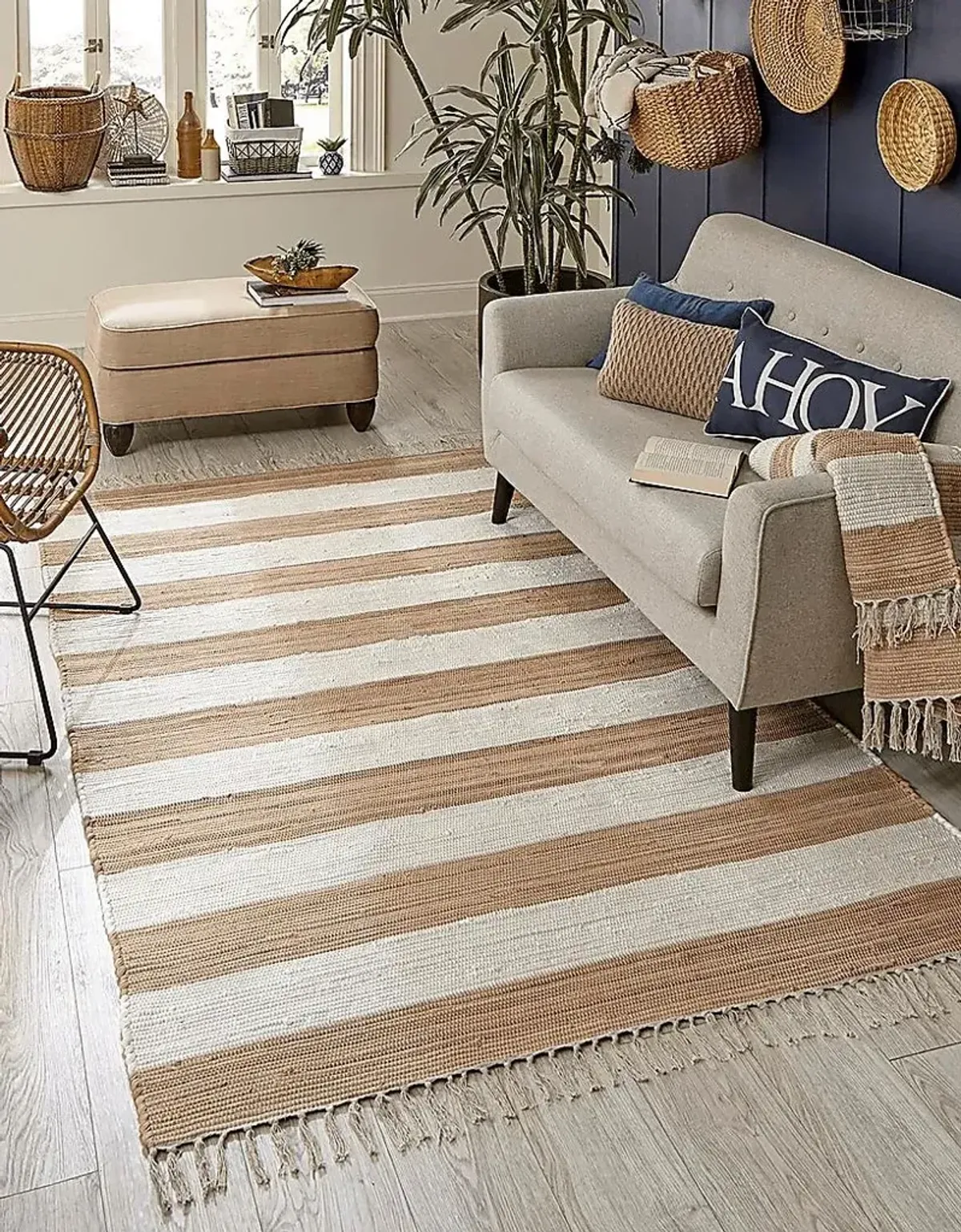 Delonn Beige 5'1 x 8' Rug