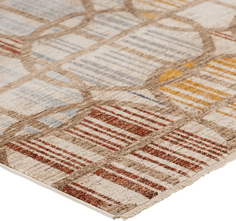 Ruoli Brown/Multi 5' x 7'10 Rug