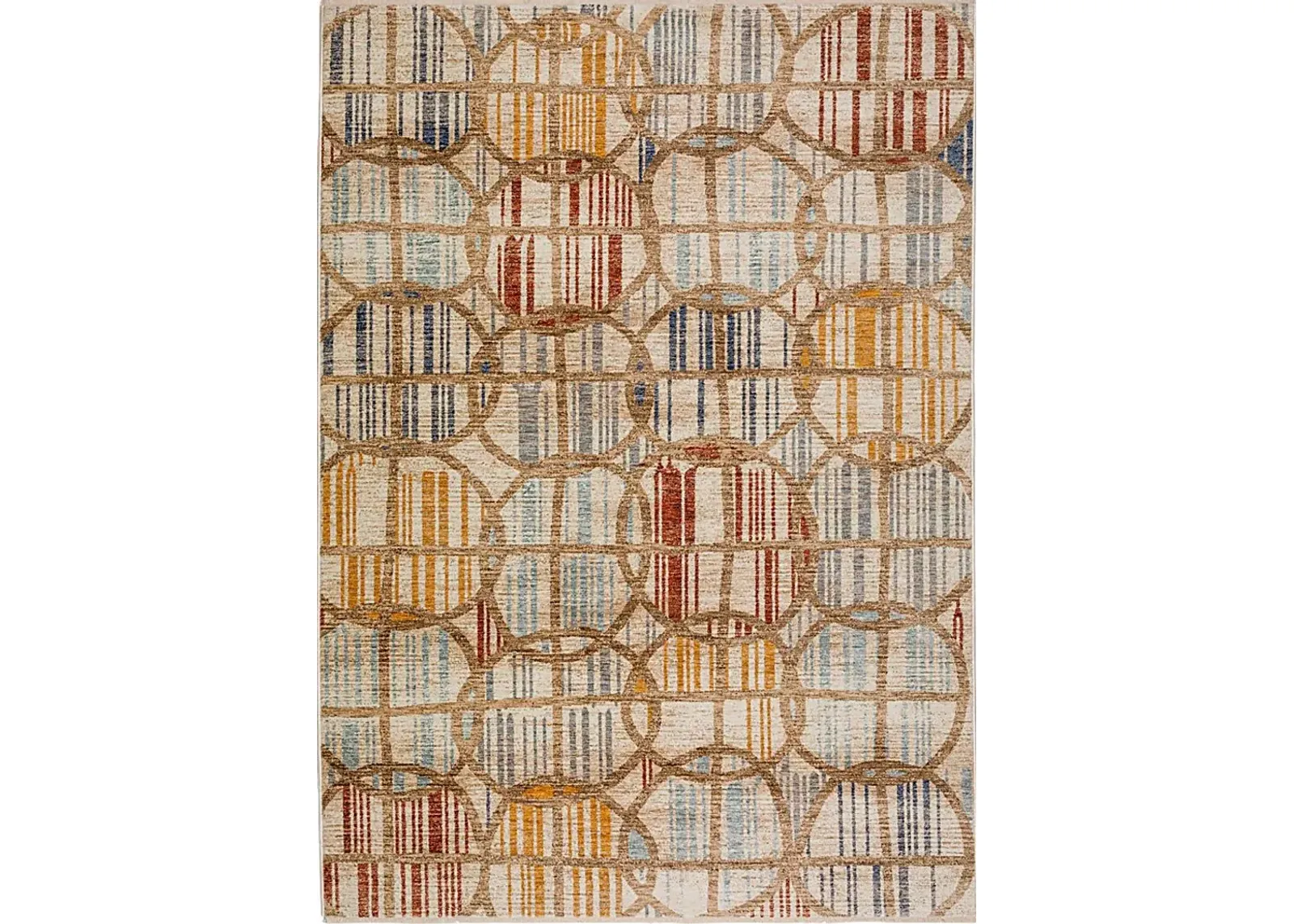 Ruoli Brown/Multi 5' x 7'10 Rug