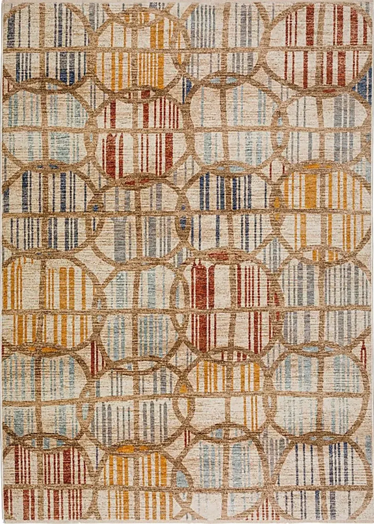 Ruoli Brown/Multi 5' x 7'10 Rug