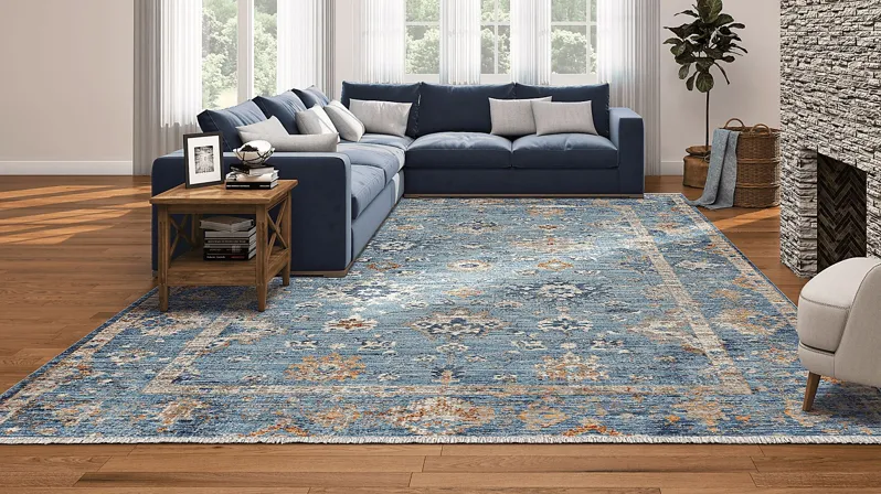 Carameny Denim 5'3 x 7'6 Rug