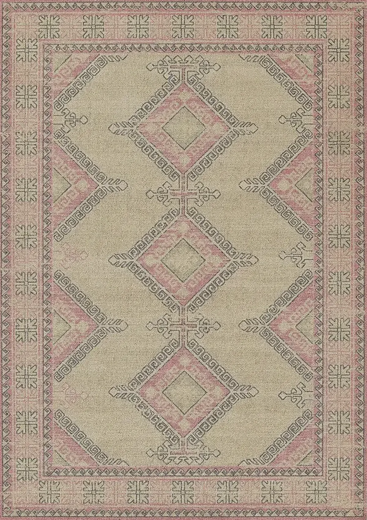 Apexi Pink 5'3 x 7'6 Rug