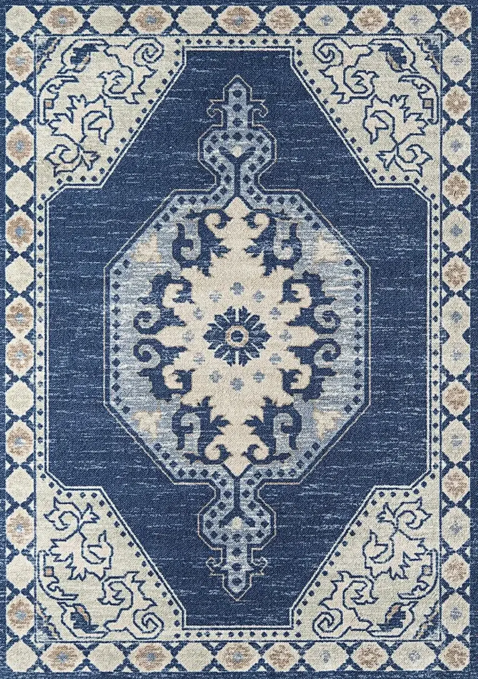 Helna Blue 5'3 x 7'6 Rug