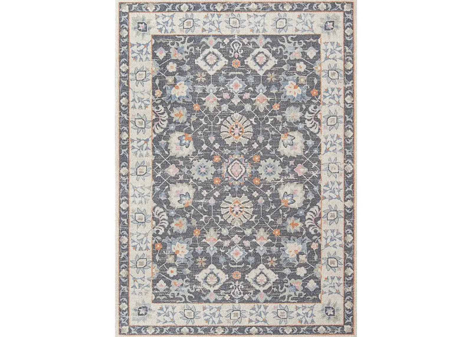 Luma Black 5'3 x 7'6 Rug