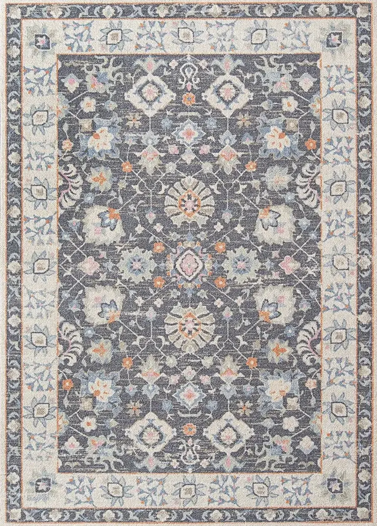 Luma Black 5'3 x 7'6 Rug