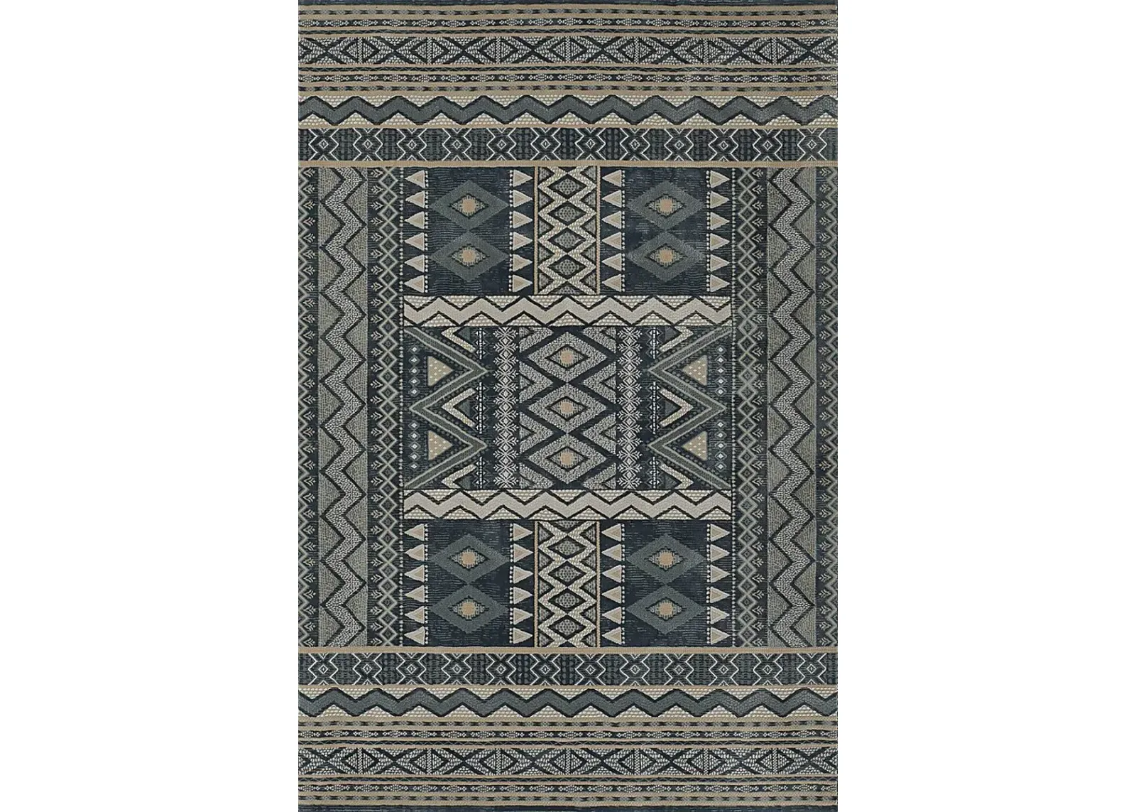 Garreth Navy 5'1 x 7'7 Rug