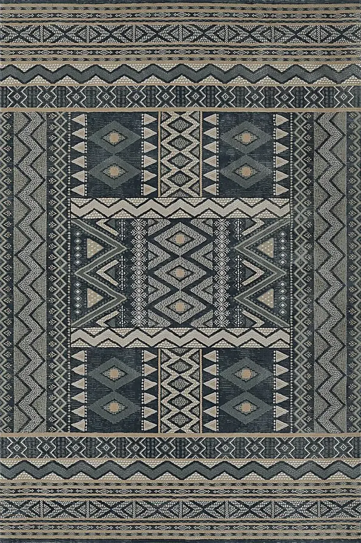 Garreth Navy 5'1 x 7'7 Rug