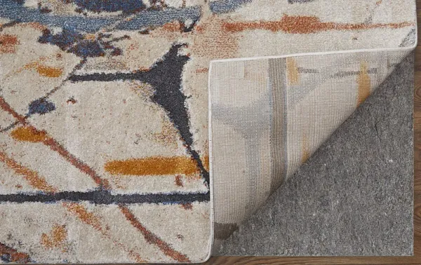 Adrirah Blue/Orange 5'3 x 8' Rug