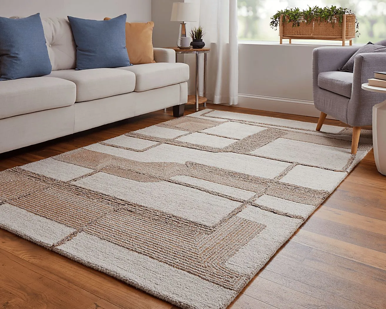 Kutubo Brown 5' x 8' Rug