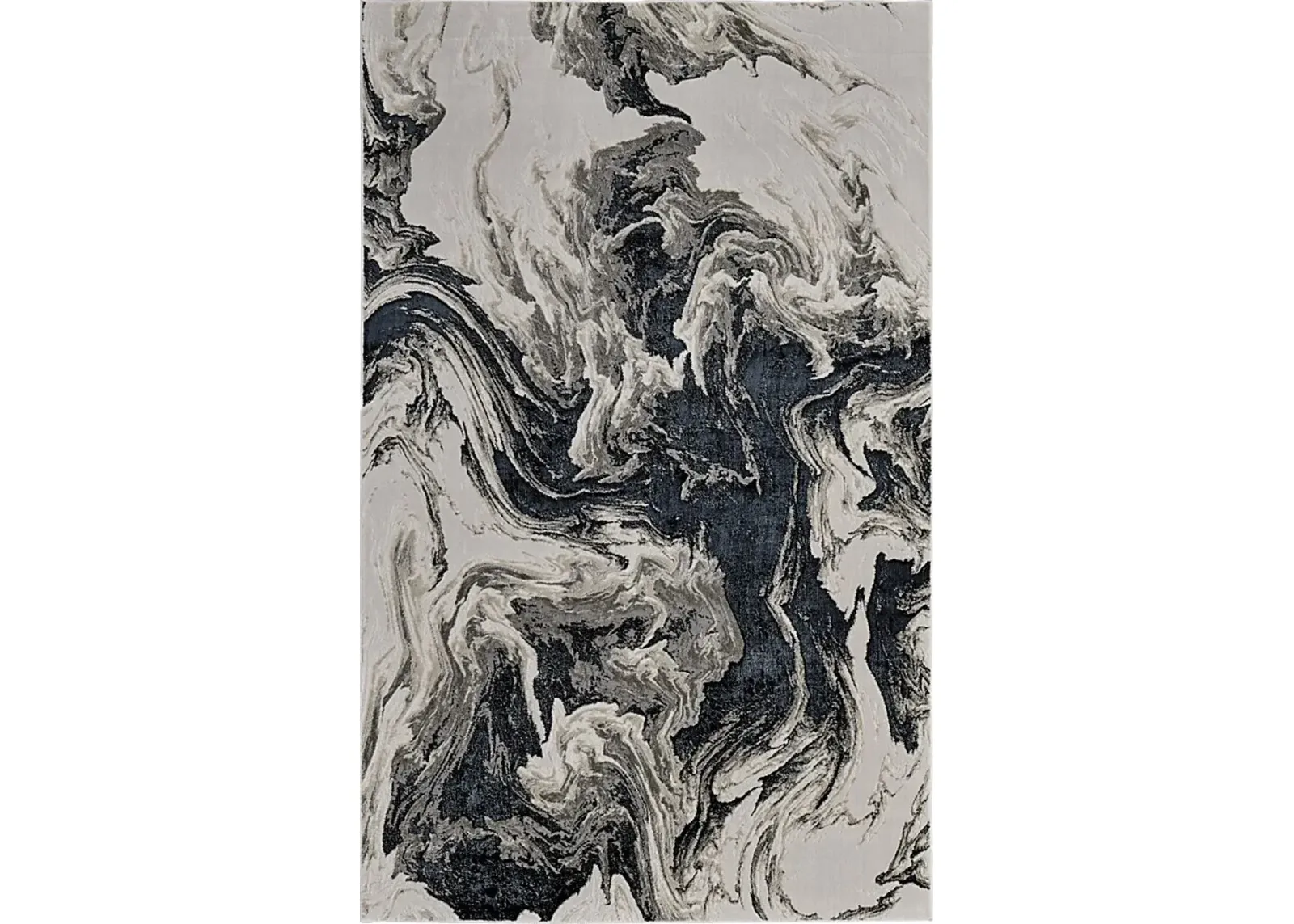 Lorera Ivory/Black 5' x 8' Rug