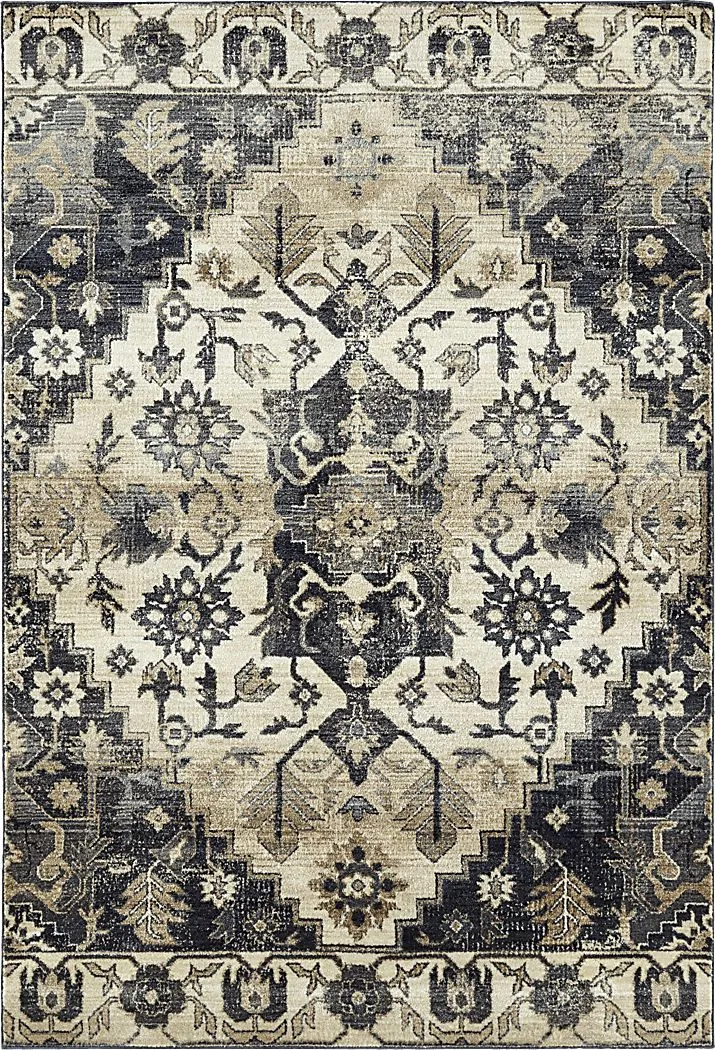 Doltos Navy 5'3 x 7'10 Rug