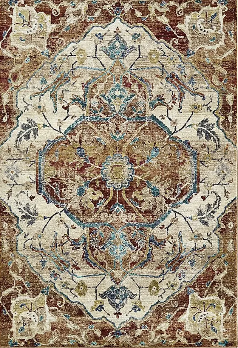 Derleche Red 5'3 x 7'10 Rug