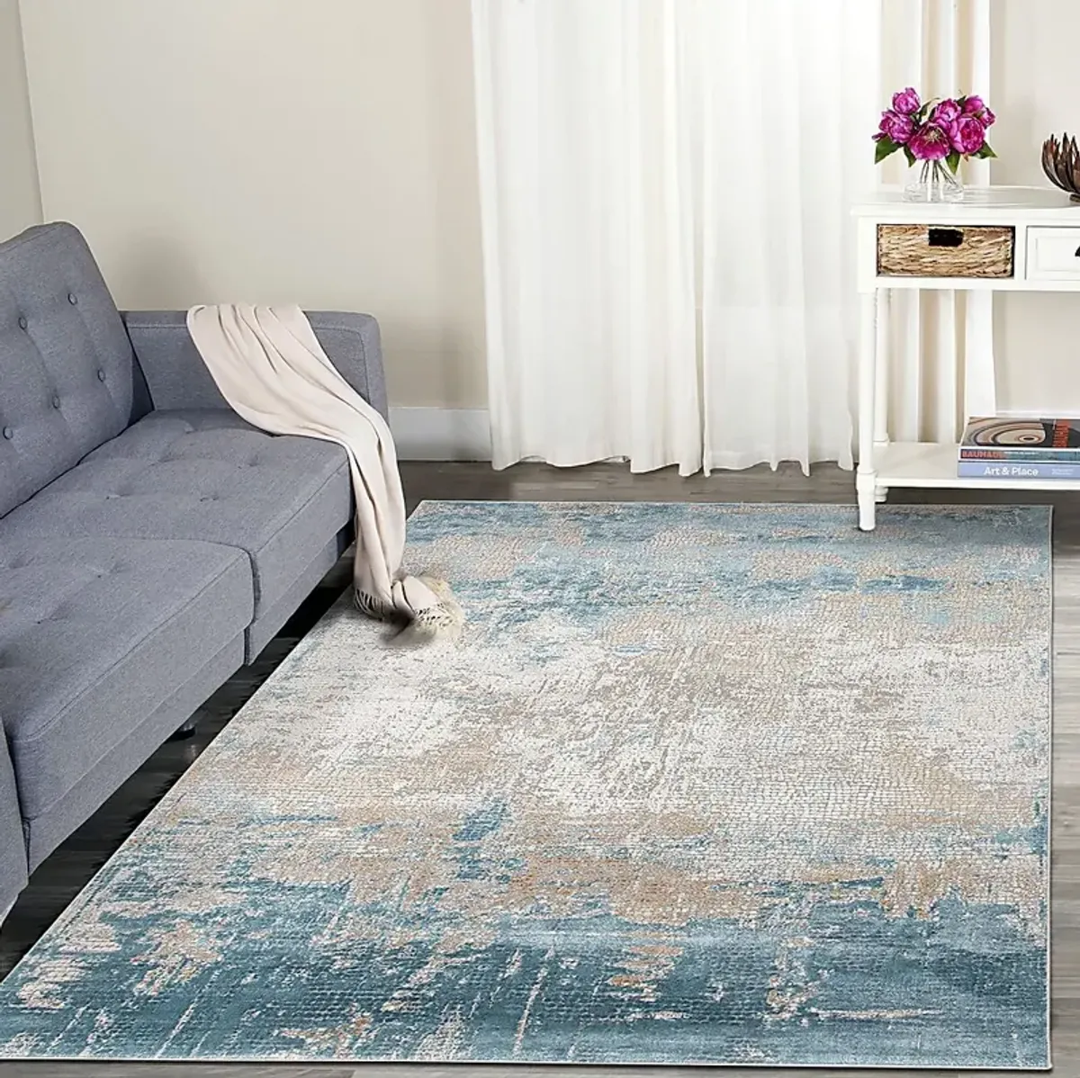 Chatoise Blue 5'3 x 7'6 Rug