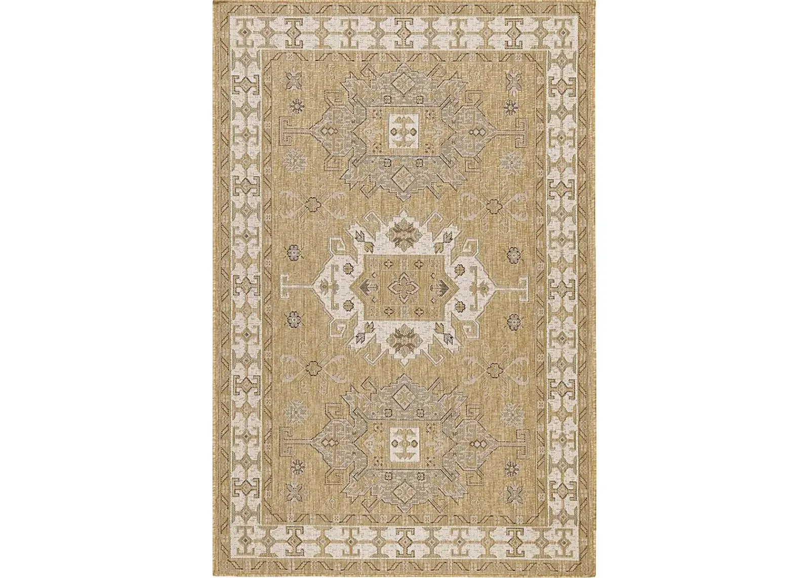 Bannigan Natural 4'10 x 7'6 Indoor/Outdoor Rug