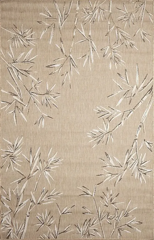 Montdover Tan 4'10 x 7'6 Indoor/Outdoor Rug