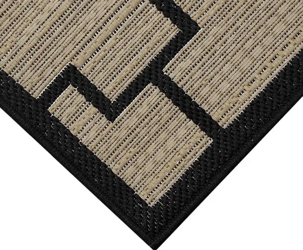 Golton Natural 5'3 x 7'3 Indoor/Outdoor Rug