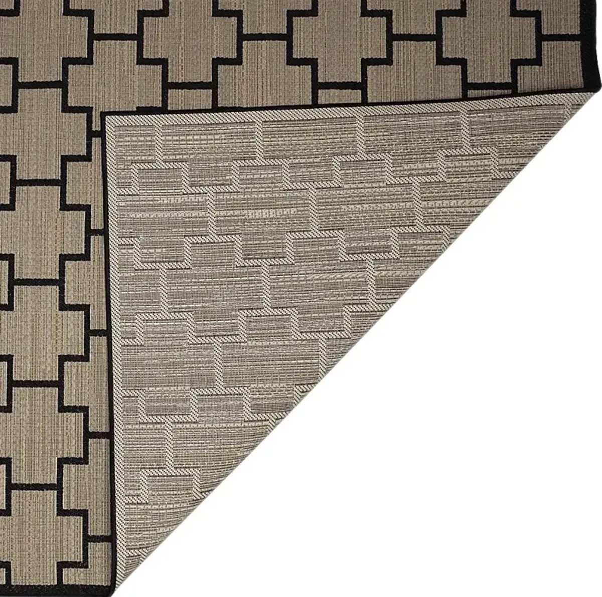 Golton Natural 5'3 x 7'3 Indoor/Outdoor Rug