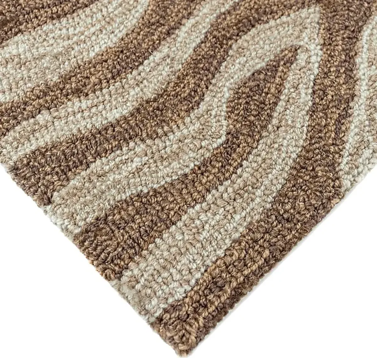 Weto Brown 5' x 7'6 Indoor/Outdoor Rug