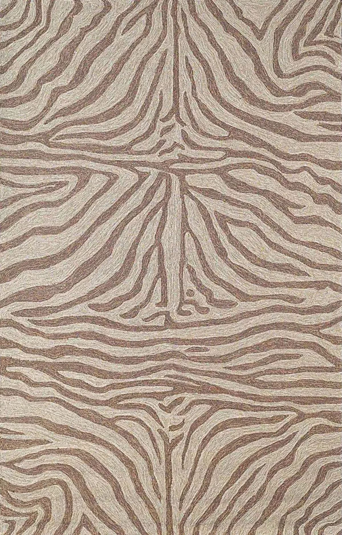 Weto Brown 5' x 7'6 Indoor/Outdoor Rug