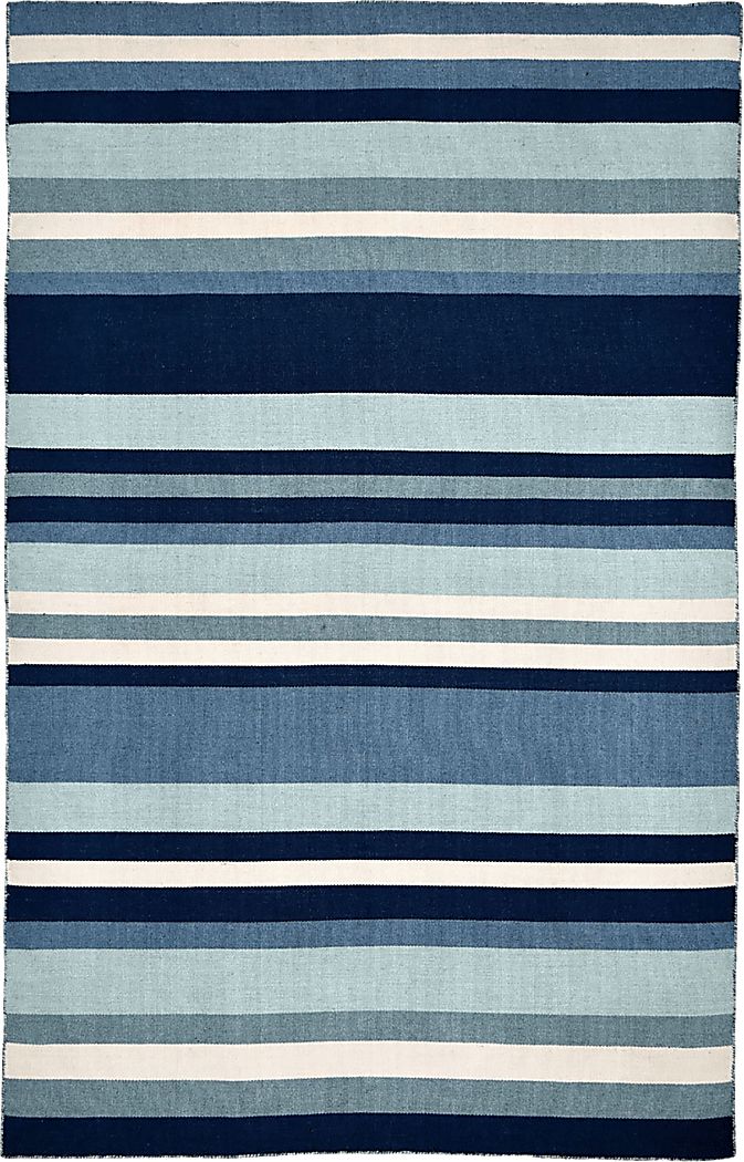 Shirnul Blue 5' x 7'6 Indoor/Outdoor Rug