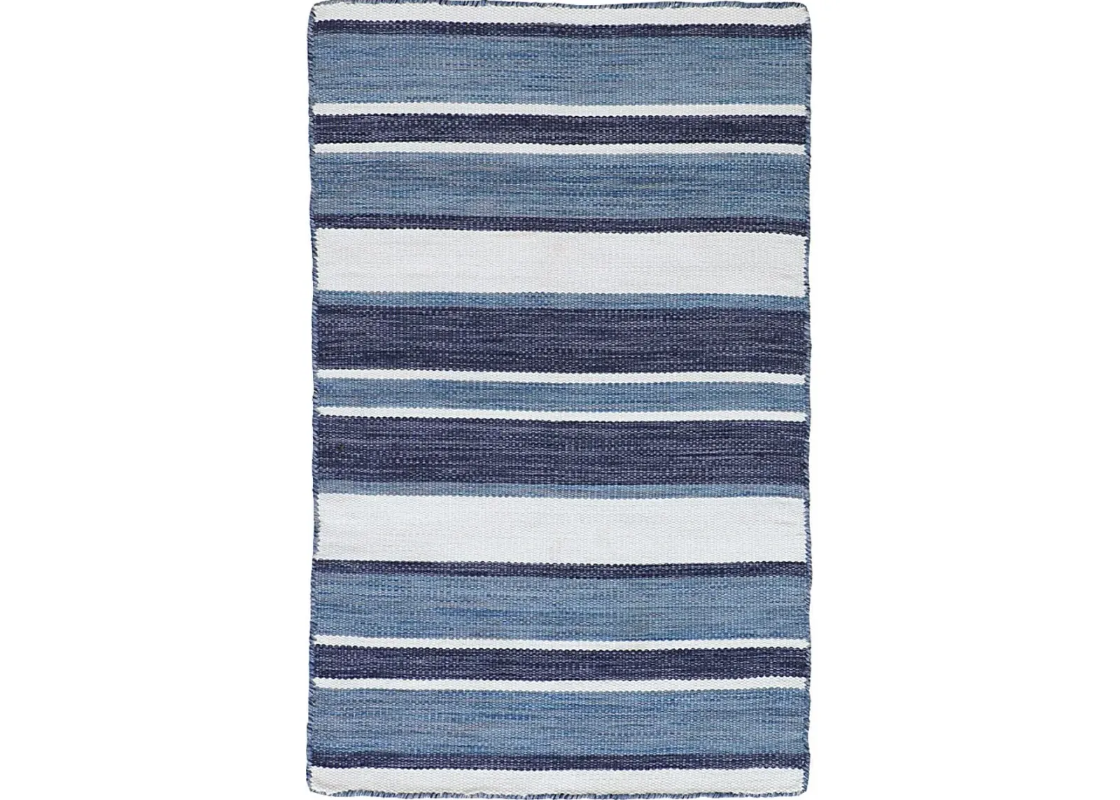 Herzana Navy 5' x 7'6 Indoor/Outdoor Rug