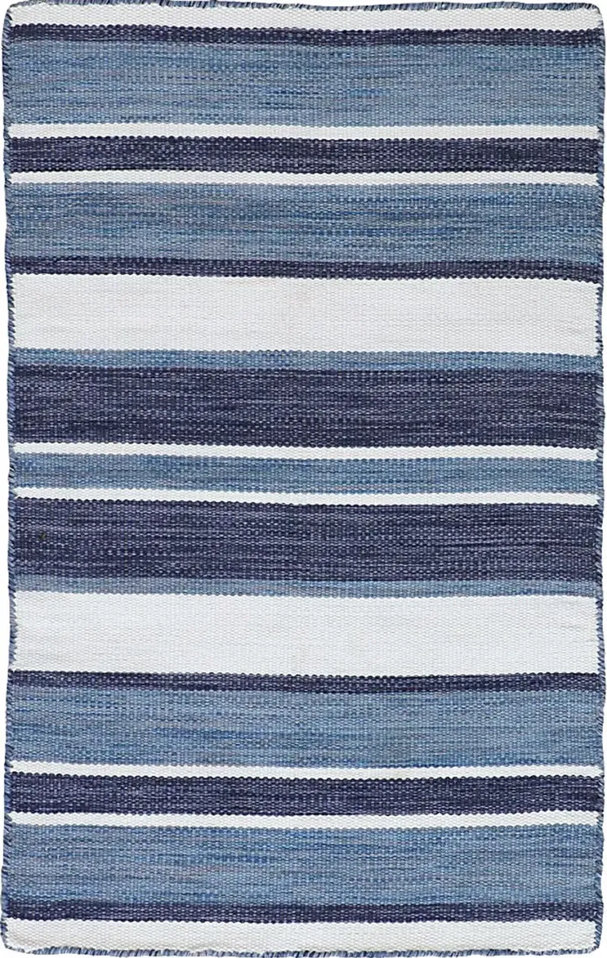 Herzana Navy 5' x 7'6 Indoor/Outdoor Rug