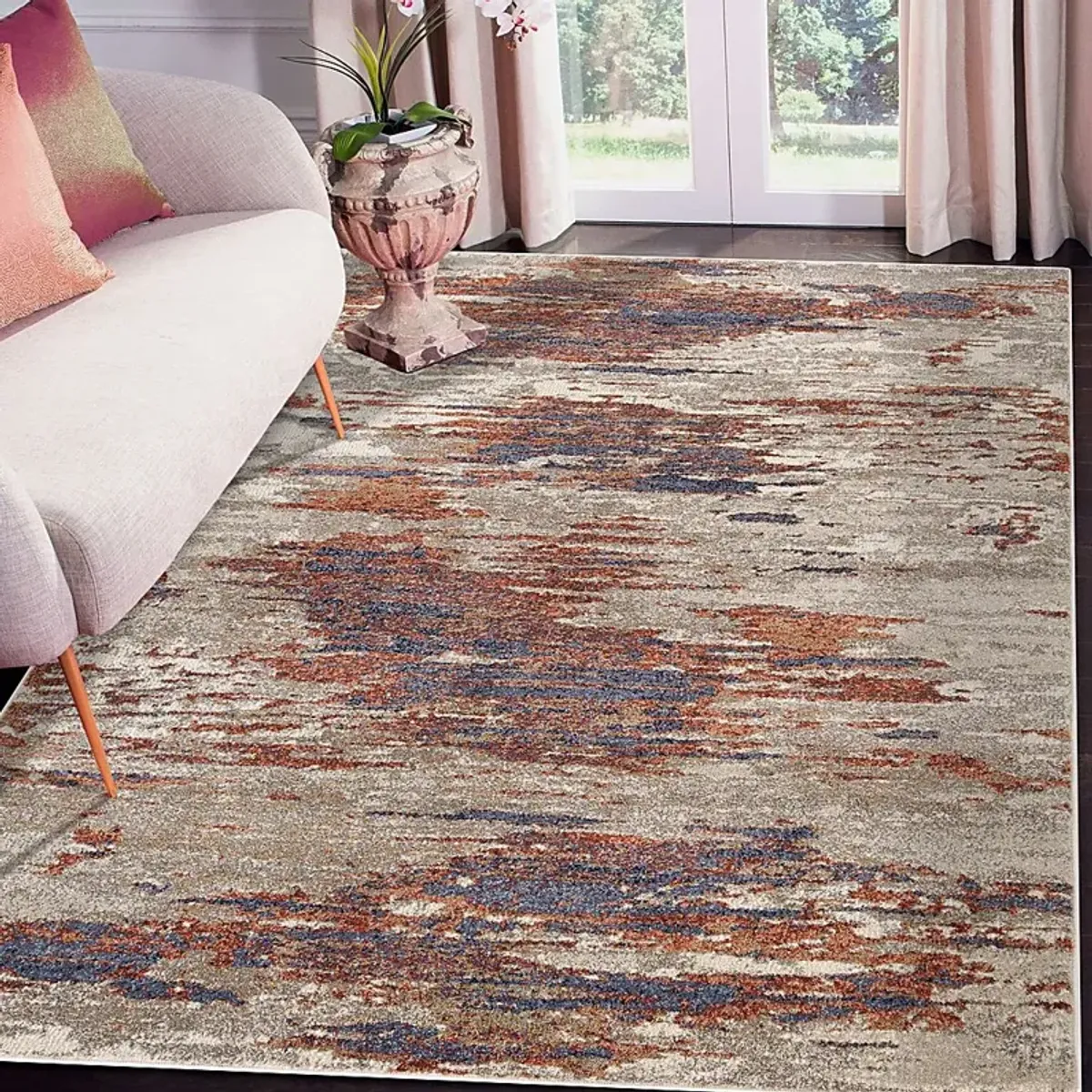 Narman Beige 5'3 x 7'6 Rug