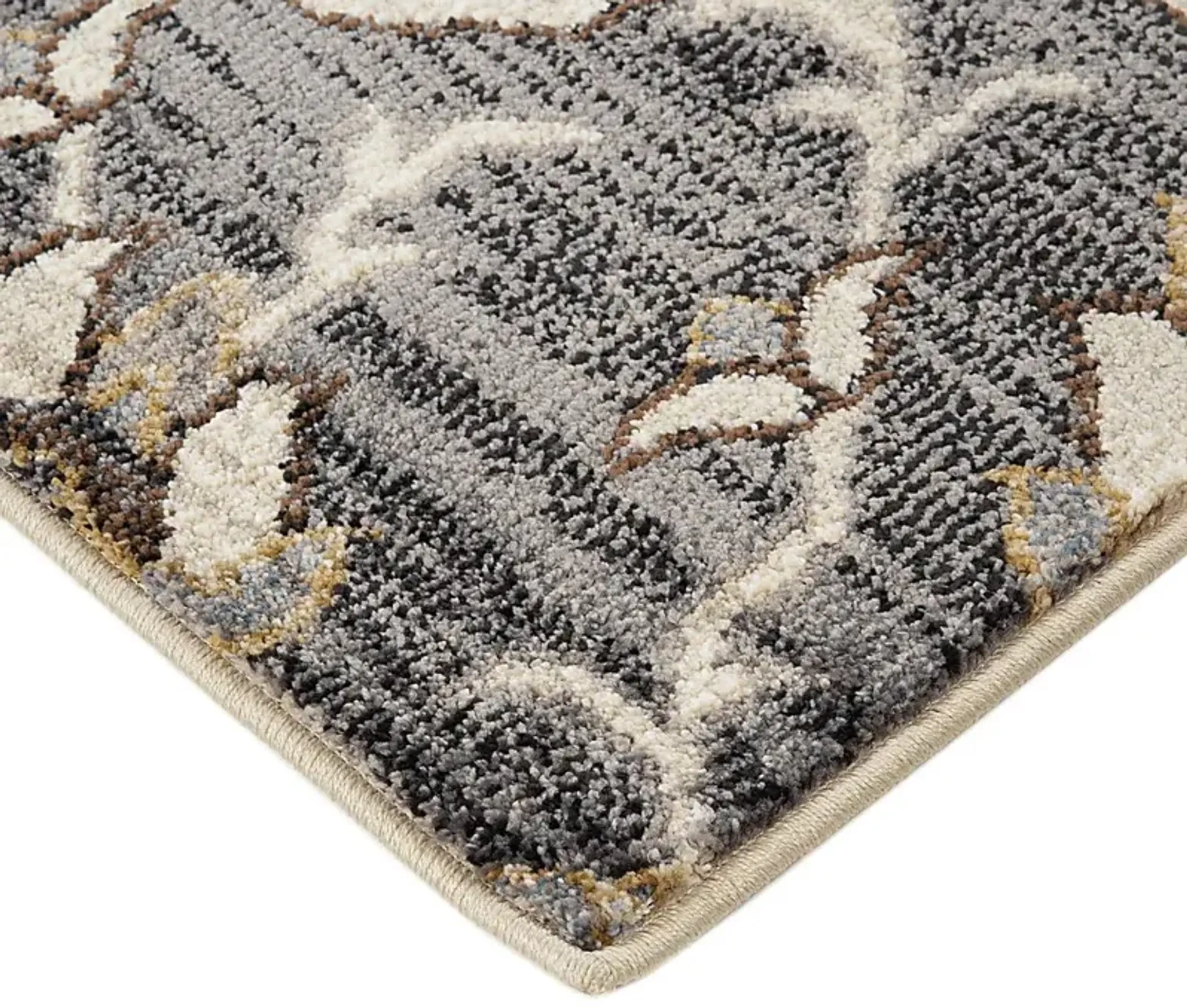 Vinrue Ivoryblue 53 X 76 Rug Rooms To Go | Furniture.com