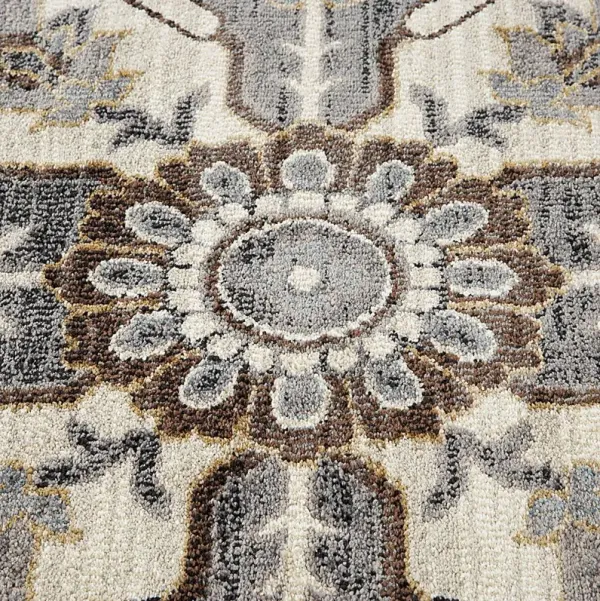 Vinrue Ivory/Blue 5'3 x 7'6 Rug