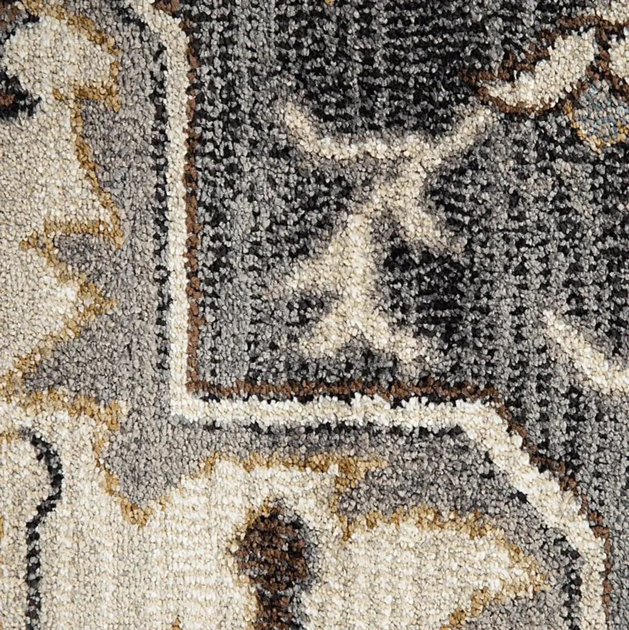 Vinrue Ivoryblue 53 X 76 Rug Rooms To Go | Furniture.com
