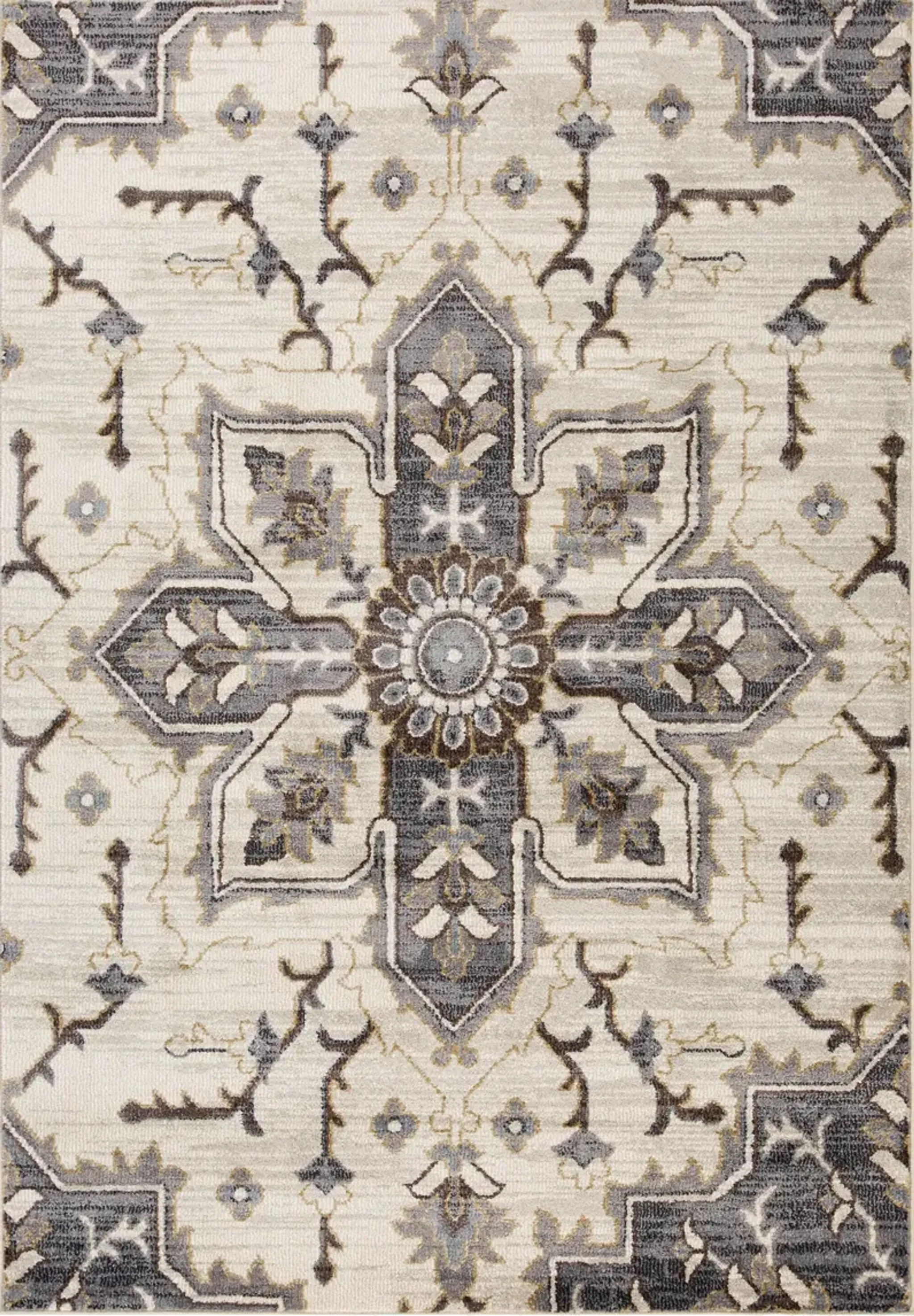 Vinrue Ivoryblue 53 X 76 Rug Rooms To Go | Furniture.com