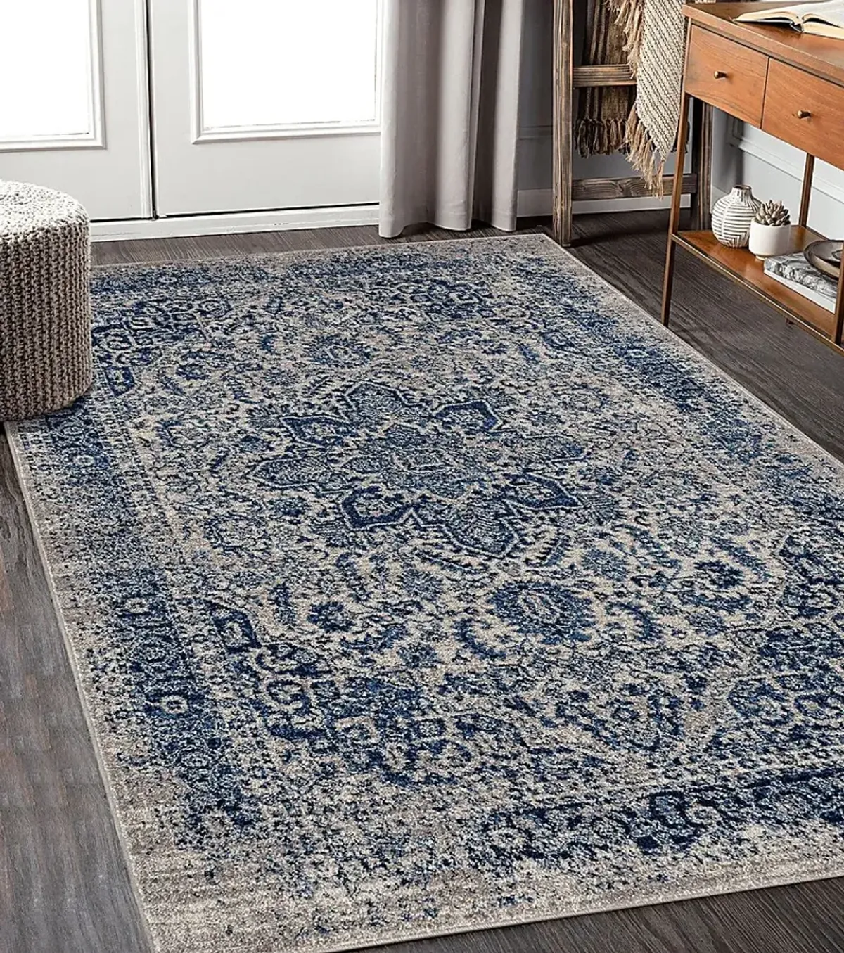 Ayestra Teal/Beige 5'3 x 7'6 Rug