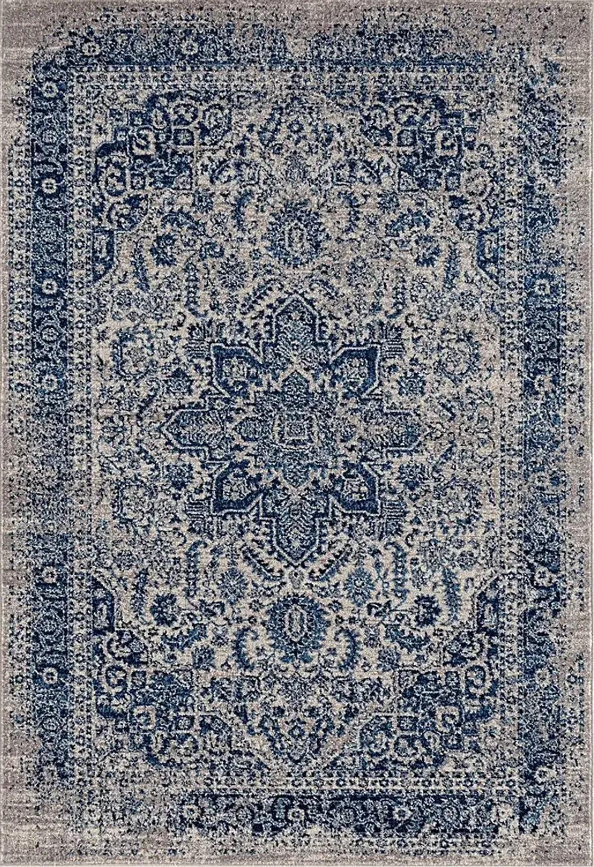 Ayestra Teal/Beige 5'3 x 7'6 Rug