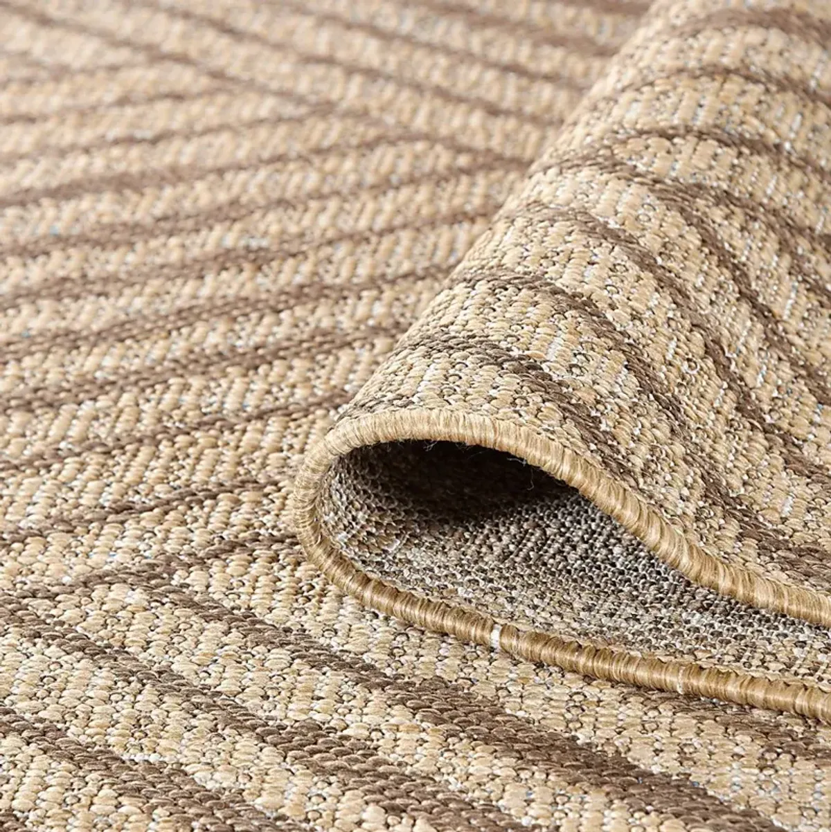 Gamuz Beige 5'3 x 8' Indoor/Outdoor Rug