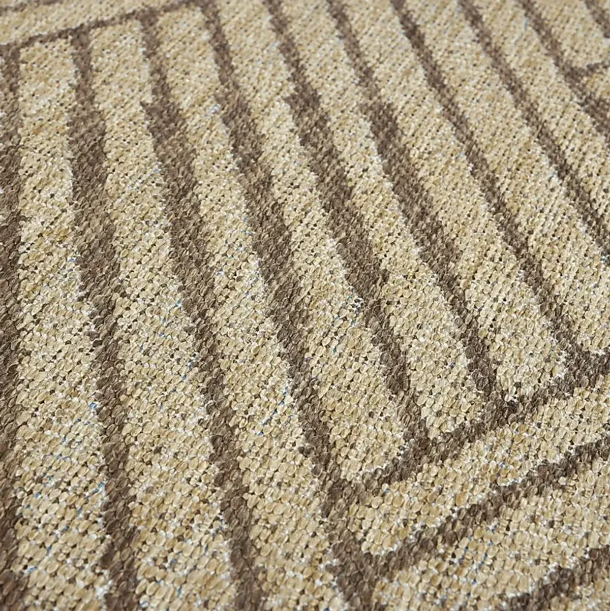 Gamuz Beige 5'3 x 8' Indoor/Outdoor Rug