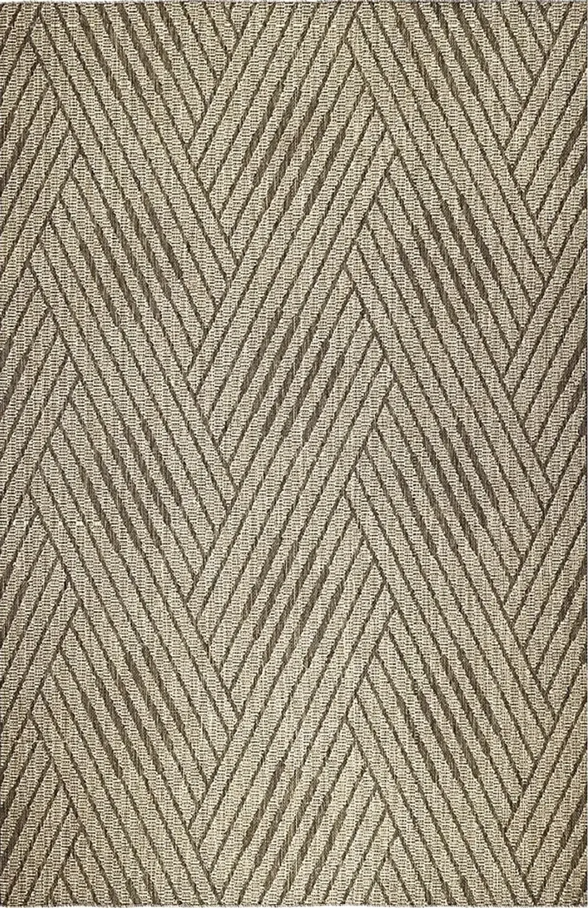 Gamuz Beige 5'3 x 8' Indoor/Outdoor Rug