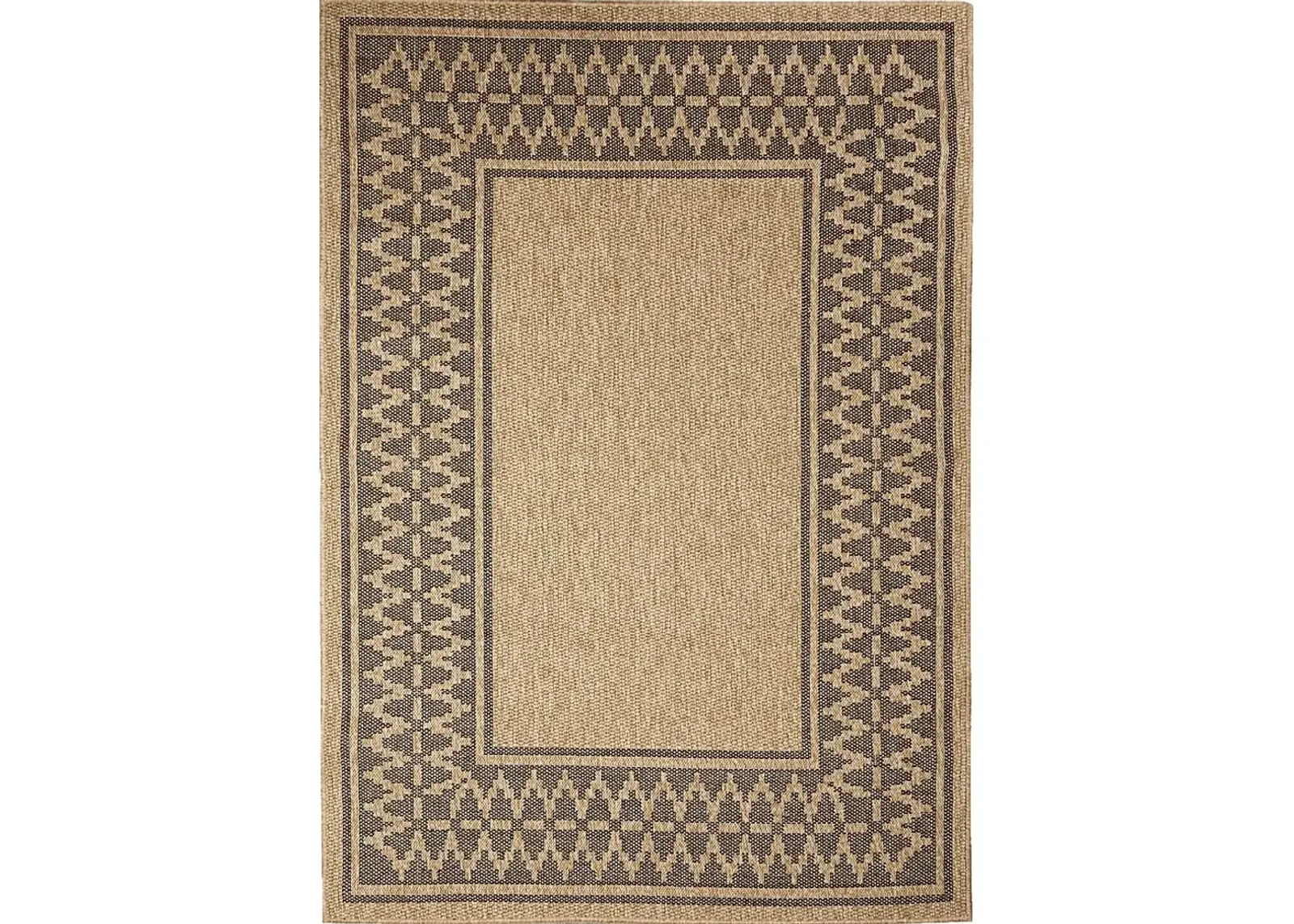 Coosaw Natural 5'3 x 7'3 Indoor/Outdoor Rug