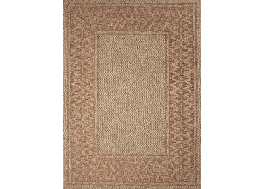 Coosaw Terracotta 5'3 x 7'3 Indoor/Outdoor Rug