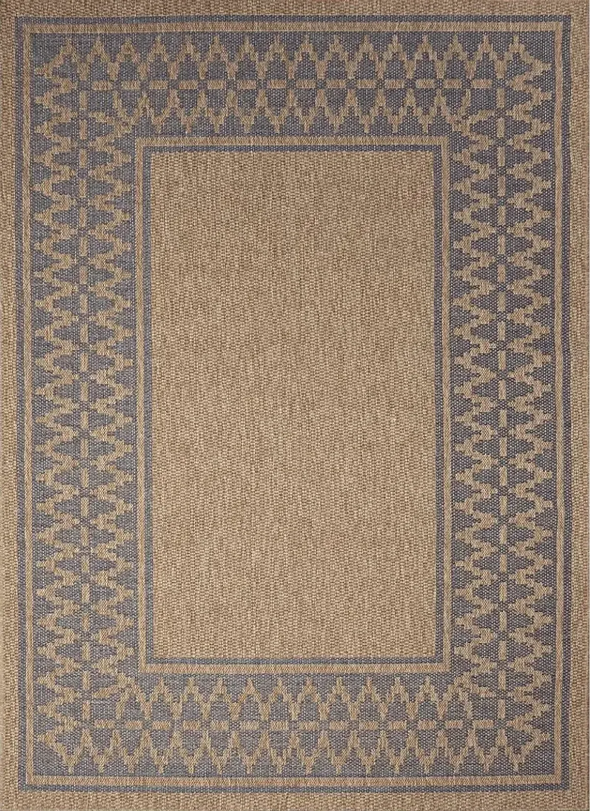 Coosaw Navy 5'3 x 7'3 Indoor/Outdoor Rug