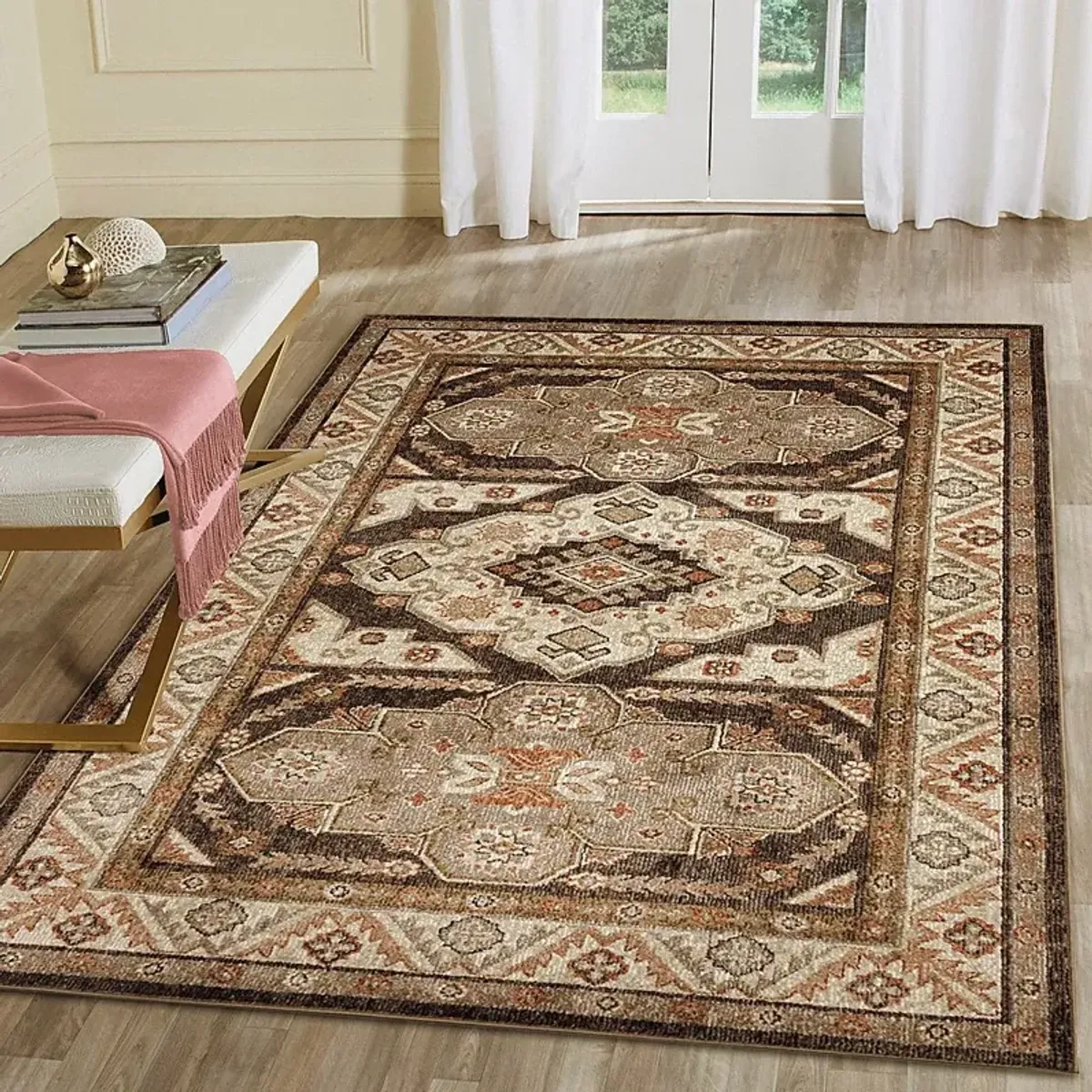 Devdan Terracotta 5'3 x 7'6 Rug