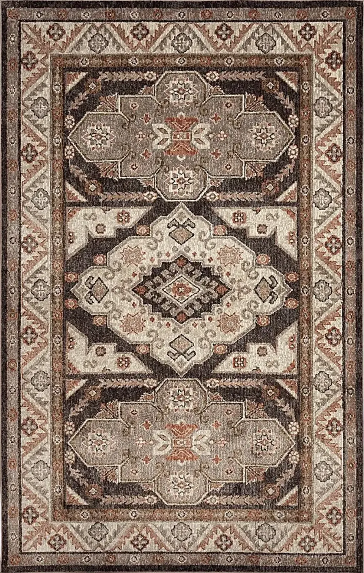 Devdan Terracotta 5'3 x 7'6 Rug