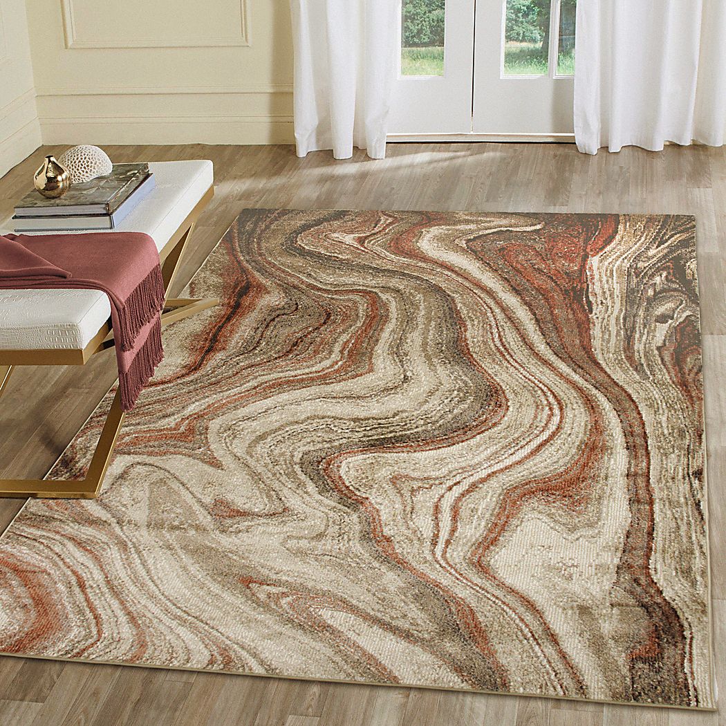 Jandar Red 5'3 x 7'6 Rug