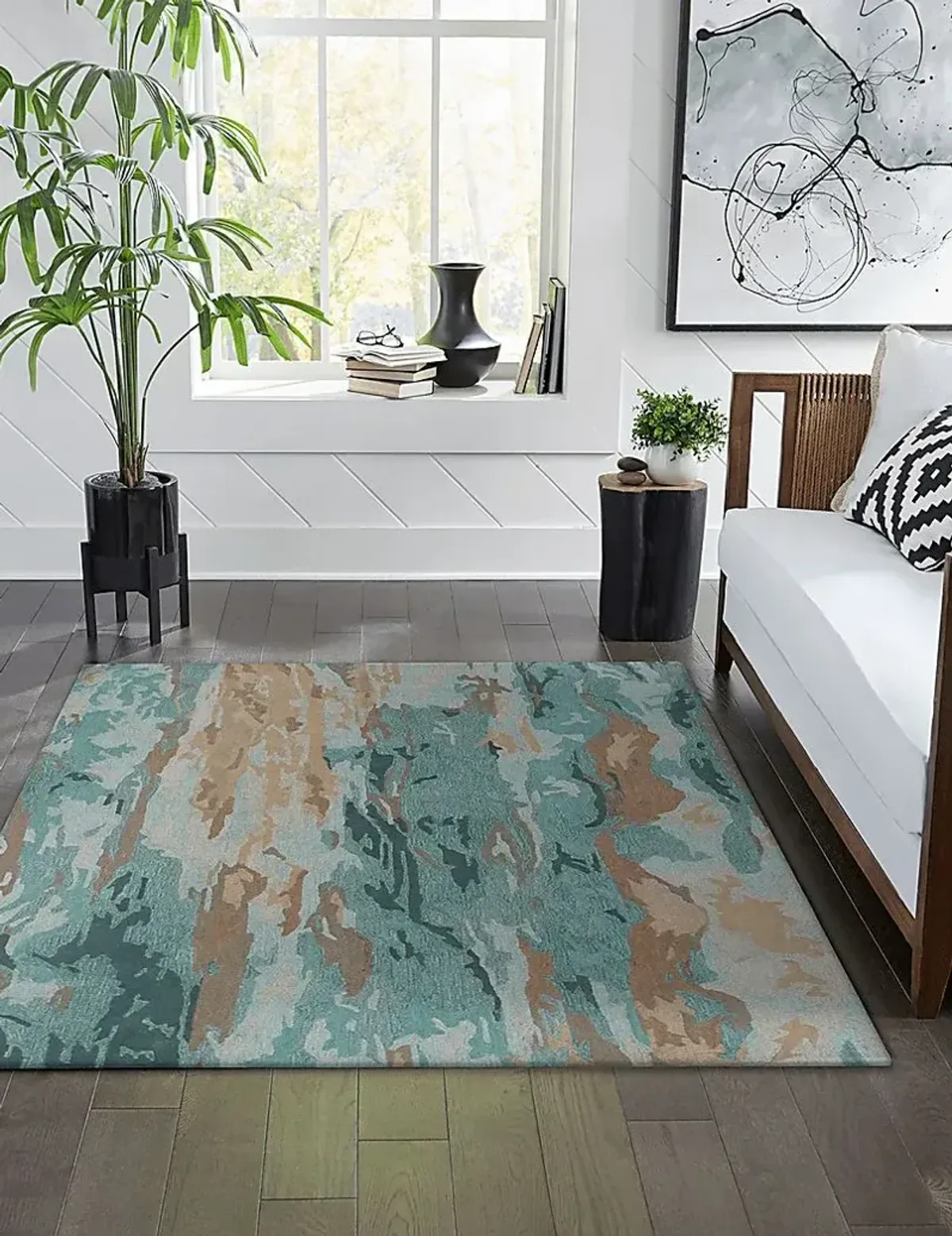 Dorra Blue 5 ' x 7'6 Rug