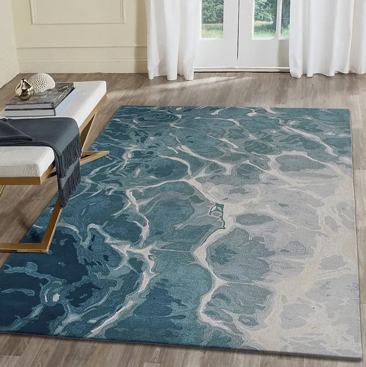 Sarhana Blue 5 ' x 7'6 Rug