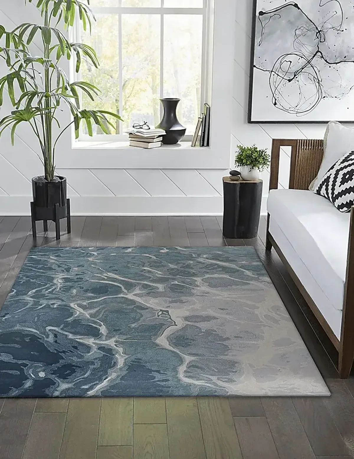 Sarhana Blue 5 ' x 7'6 Rug