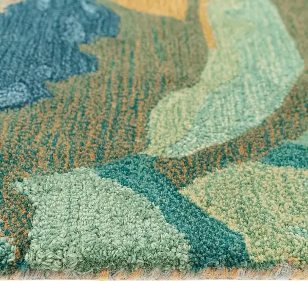 Kerym Blue 5 ' x 7'6 Rug