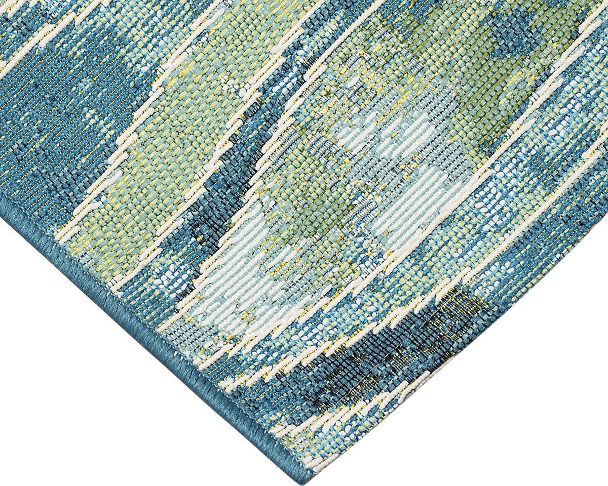 Wimasa Blue 4'10 x 7'6 Indoor/Outdoor Rug