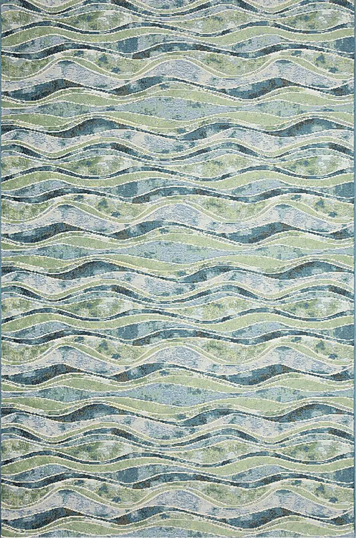 Wimasa Blue 4'10 x 7'6 Indoor/Outdoor Rug